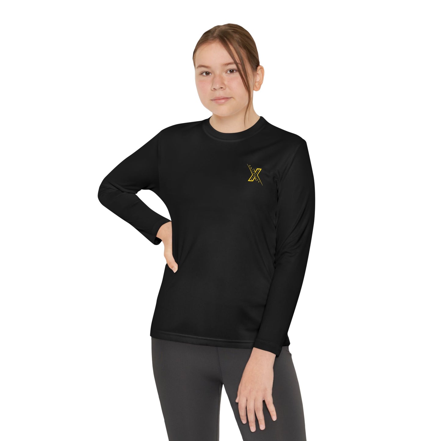 FFC XLOGO Youth Long Sleeve Competitor Tee