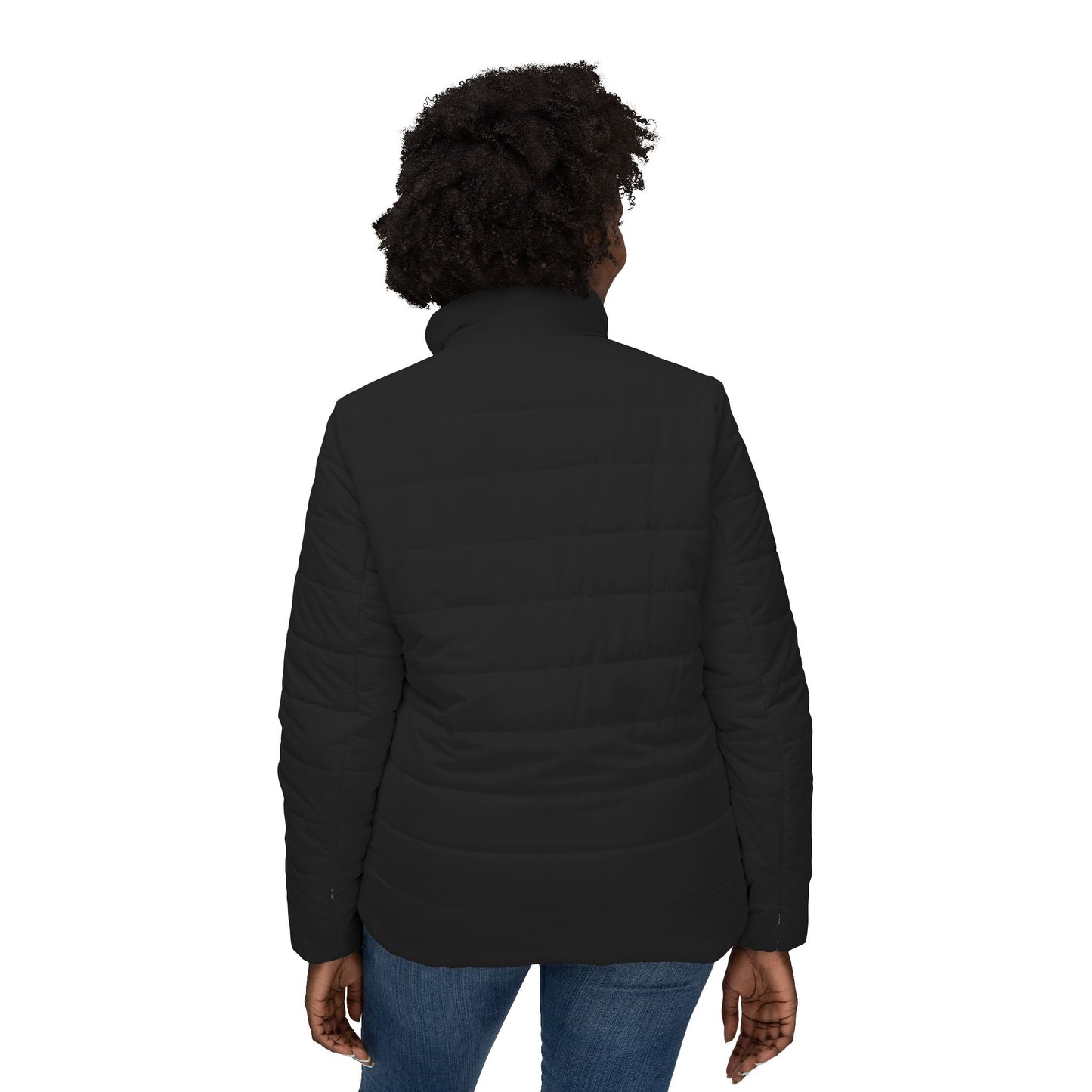 FFC WORD LOGO Women’s Puffer Jacket (AOP)