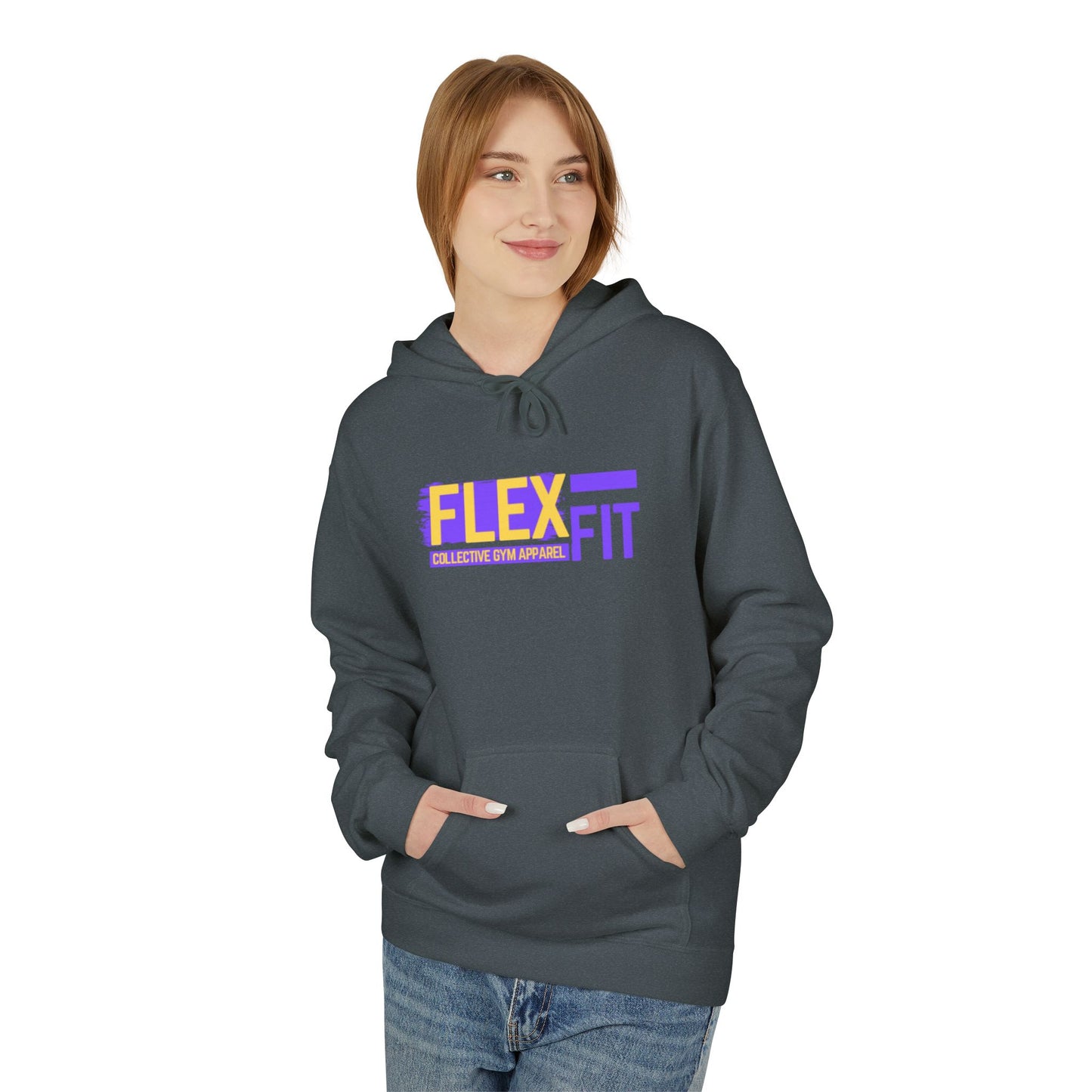 FFC PURPLE LOGO Unisex Midweight Softstyle Fleece Hoodie