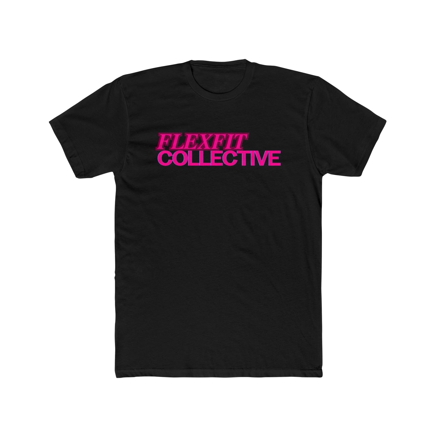 FFC PINK WORD LOGO Unisex Cotton Crew Tee