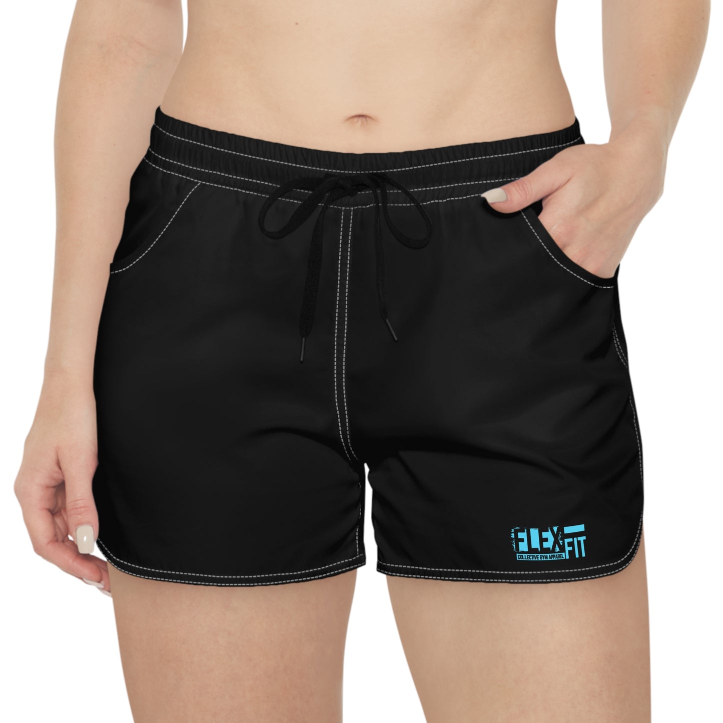 BLUE LOGO CASUAL Women's Casual Workout Shorts - Comfortable and Stylish Activewear