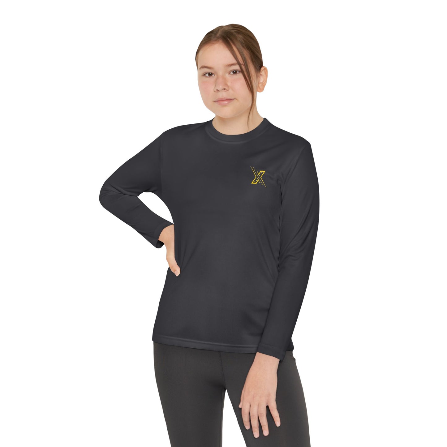 FFC XLOGO Youth Long Sleeve Competitor Tee