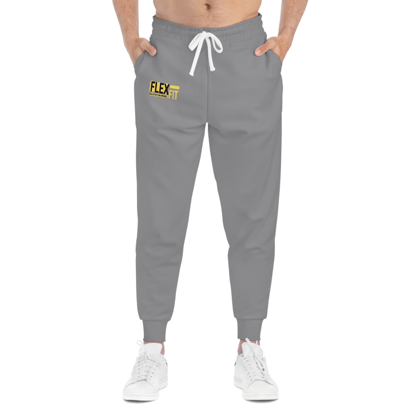 FFC LOGO GREY Athletic Joggers (AOP)