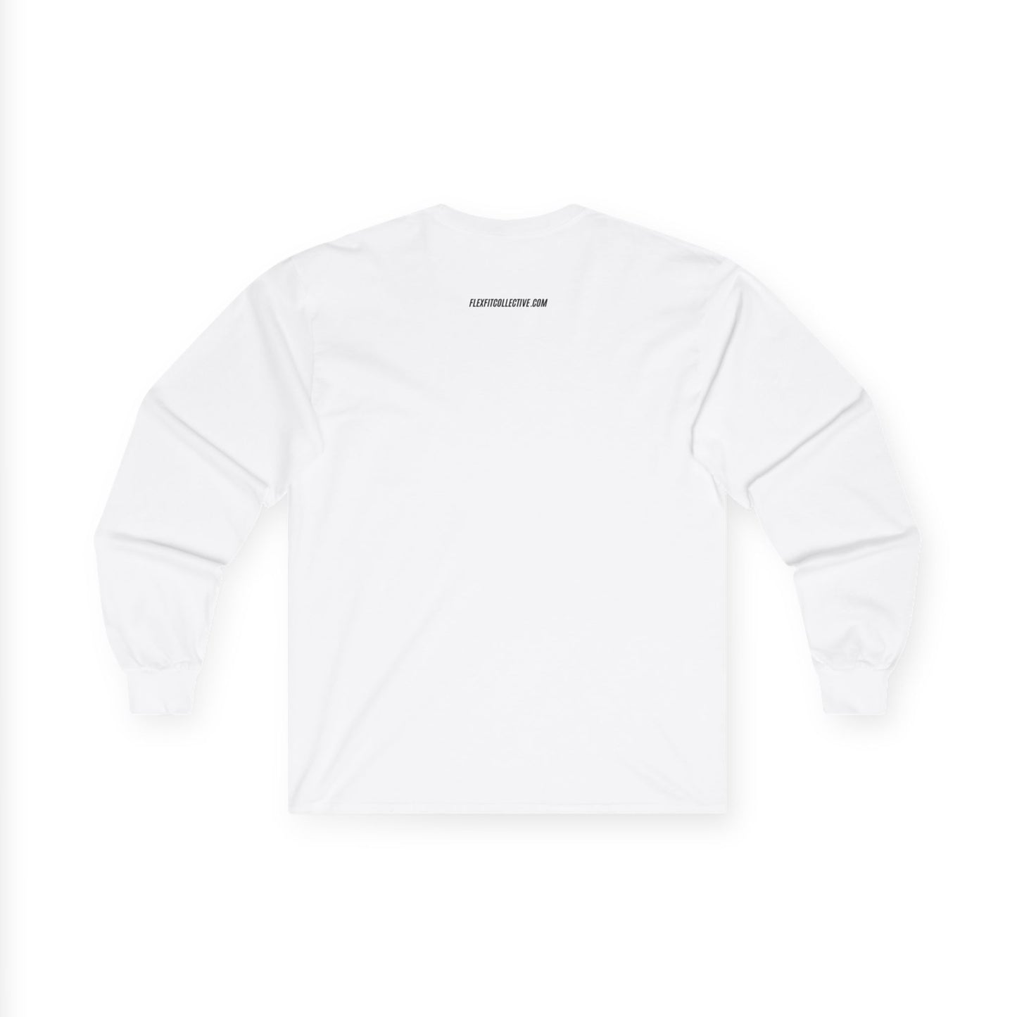 White SMALL LOGO Unisex Ultra Cotton Long Sleeve Tee