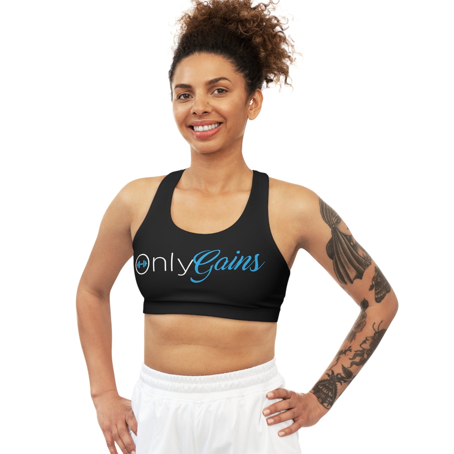 FFC ONLY GAINS BRA Seamless Sports Bra (AOP)